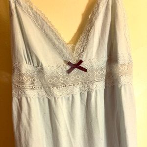 Light pastel blue nightgown so cute and soft!